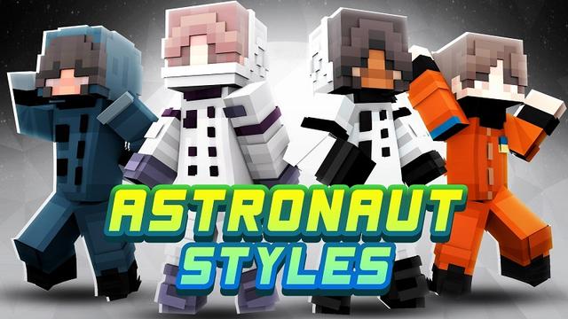 Thumbnail of the Minecraft Bedrock Marketplace product Astronaut Styles created by Cypress Games.