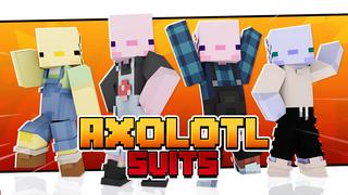 Thumbnail of the Minecraft Bedrock Marketplace product Axolotl Suits created by Cypress Games.