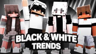 Thumbnail of the Minecraft Bedrock Marketplace product Black & White Trends created by Cypress Games.