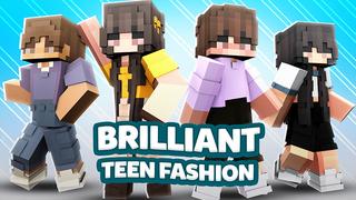 Thumbnail of the Minecraft Bedrock Marketplace product Brilliant Teen Fashion created by Cypress Games.