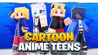 Thumbnail of the Minecraft Bedrock Marketplace product Cartoon Anime Teens created by Cypress Games.