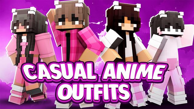 Thumbnail of the Minecraft Bedrock Marketplace product Casual Anime Outfits created by Cypress Games.