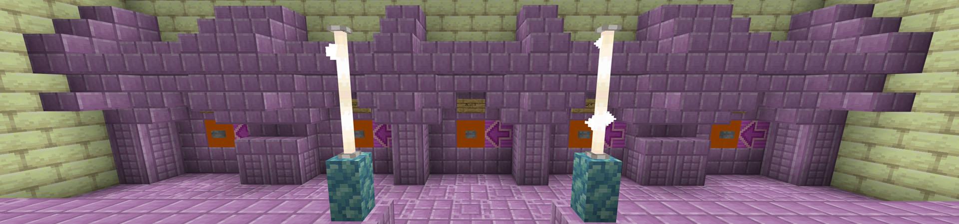 Panorama of the Minecraft Bedrock Marketplace product Choose The Correct Door created by Cypress Games.