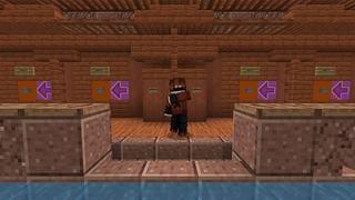 Screenshot of the Minecraft Bedrock Marketplace product Choose The Correct Door created by Cypress Games.