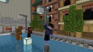 Screenshot of the Minecraft Bedrock Marketplace product Choose The Correct Door created by Cypress Games.