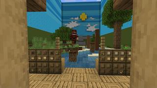 Screenshot of the Minecraft Bedrock Marketplace product Choose The Correct Door created by Cypress Games.