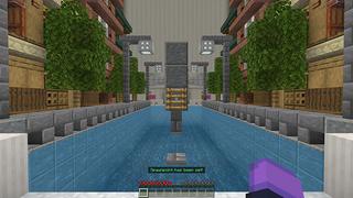 Screenshot of the Minecraft Bedrock Marketplace product Choose The Correct Door created by Cypress Games.