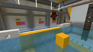 Screenshot of the Minecraft Bedrock Marketplace product Choose The Correct Door created by Cypress Games.