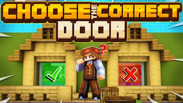 Thumbnail of the Minecraft Bedrock Marketplace product Choose The Correct Door created by Cypress Games.