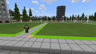 Screenshot of the Minecraft Bedrock Marketplace product Craftable Modern City created by Cypress Games.
