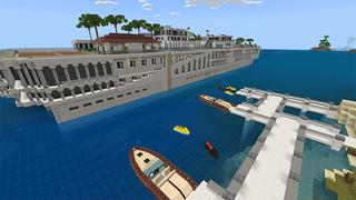 Screenshot of the Minecraft Bedrock Marketplace product Cruise Mansion created by Cypress Games.