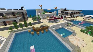 Screenshot of the Minecraft Bedrock Marketplace product Cruise Mansion created by Cypress Games.