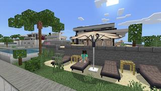 Screenshot of the Minecraft Bedrock Marketplace product Cruise Mansion created by Cypress Games.