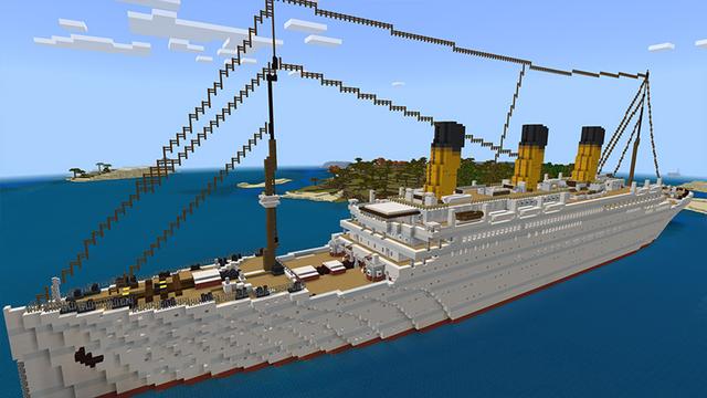 Screenshot of the Minecraft Bedrock Marketplace product Cruise Ship created by Cypress Games.