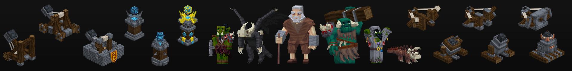 Panorama of the Minecraft Bedrock Marketplace product Defend the Kingdom created by Cypress Games.