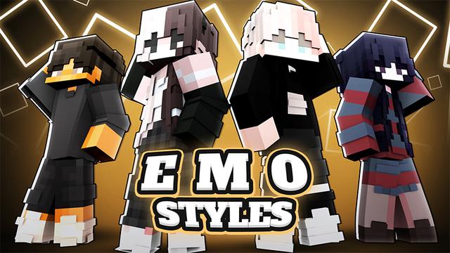 Thumbnail of the Minecraft Bedrock Marketplace product Emo Styles created by Cypress Games.