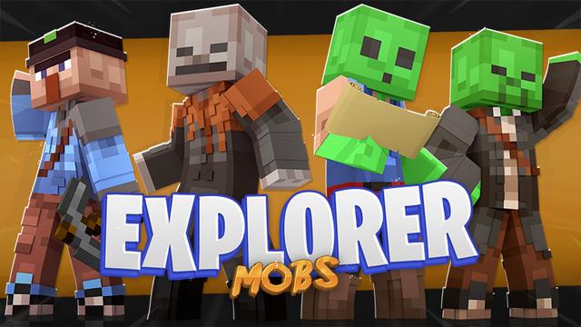 Thumbnail of the Minecraft Bedrock Marketplace product Explorer Mobs created by Cypress Games.
