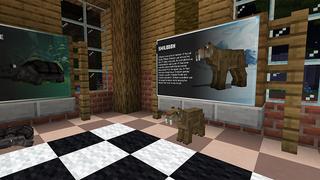 Screenshot of the Minecraft Bedrock Marketplace product Extinct Animals created by Cypress Games.