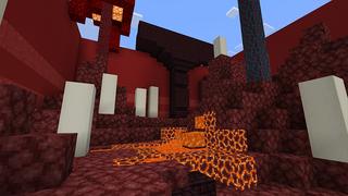 Screenshot of the Minecraft Bedrock Marketplace product Find The Button created by Cypress Games.