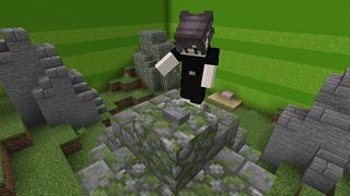 Screenshot of the Minecraft Bedrock Marketplace product Find The Button created by Cypress Games.