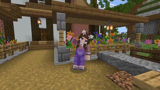 Screenshot of the Minecraft Bedrock Marketplace product Flowers created by Cypress Games.