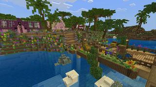 Screenshot of the Minecraft Bedrock Marketplace product Flowers created by Cypress Games.