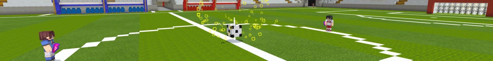 Panorama of the Minecraft Bedrock Marketplace product Football Match created by Cypress Games.