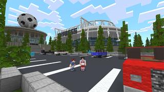 Screenshot of the Minecraft Bedrock Marketplace product Football Match created by Cypress Games.
