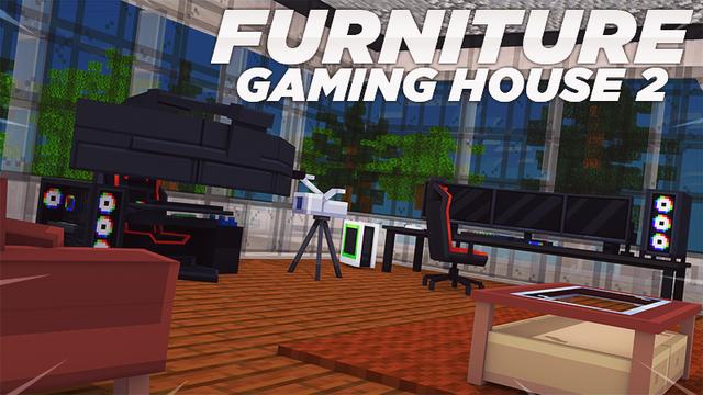 Thumbnail of the Minecraft Bedrock Marketplace product Furniture: Gaming House 2 created by Cypress Games.