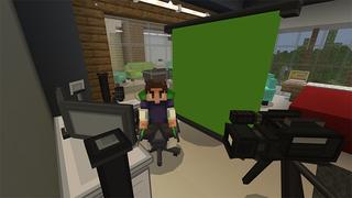 Screenshot of the Minecraft Bedrock Marketplace product Furniture: Gaming House created by Cypress Games.