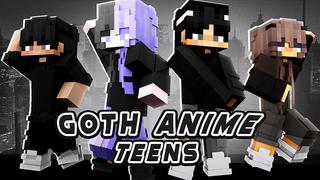 Thumbnail of the Minecraft Bedrock Marketplace product Goth Anime Teens created by Cypress Games.