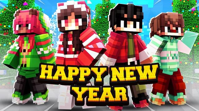 Thumbnail of the Minecraft Bedrock Marketplace product Happy New Year created by Cypress Games.