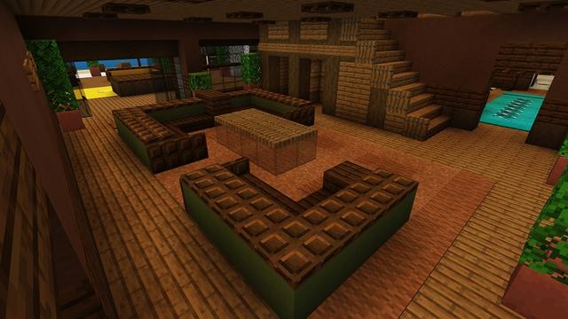 Screenshot of the Minecraft Bedrock Marketplace product Hill Mansion created by Cypress Games.