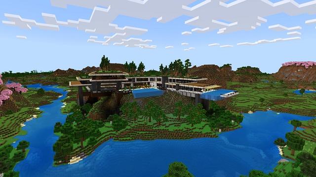 Screenshot of the Minecraft Bedrock Marketplace product Hill Mansion created by Cypress Games.