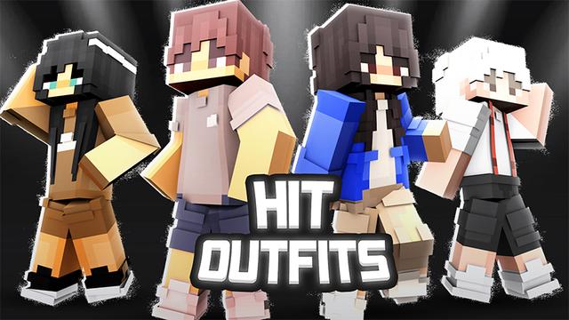 Thumbnail of the Minecraft Bedrock Marketplace product Hit Outfits created by Cypress Games.