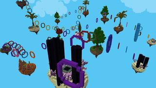 Screenshot of the Minecraft Bedrock Marketplace product Jetpack Skyblock created by Cypress Games.