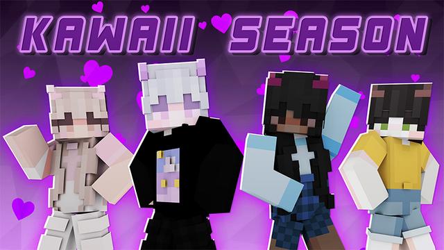 Thumbnail of the Minecraft Bedrock Marketplace product Kawaii Season created by Cypress Games.