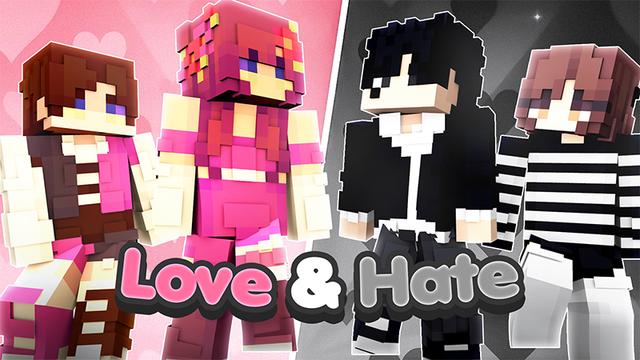 Thumbnail of the Minecraft Bedrock Marketplace product Love & Hate created by Cypress Games.