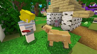 Screenshot of the Minecraft Bedrock Marketplace product Lovely Pets created by Cypress Games.