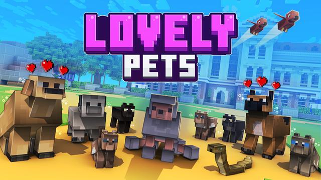 Thumbnail of the Minecraft Bedrock Marketplace product Lovely Pets created by Cypress Games.