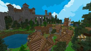 Screenshot of the Minecraft Bedrock Marketplace product Lucky Block Fury created by Cypress Games.