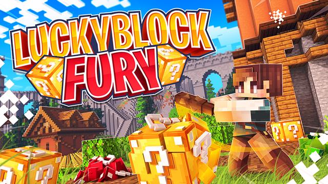 Thumbnail of the Minecraft Bedrock Marketplace product Lucky Block Fury created by Cypress Games.