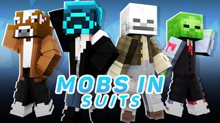 Thumbnail of the Minecraft Bedrock Marketplace product Mobs In Suits created by Cypress Games.