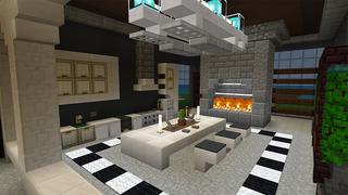 Screenshot of the Minecraft Bedrock Marketplace product Modern Villa created by Cypress Games.