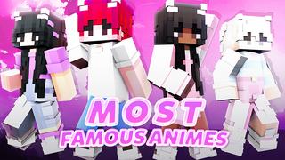 Thumbnail of the Minecraft Bedrock Marketplace product Most Famous Animes created by Cypress Games.