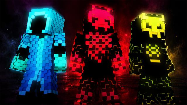 Thumbnail of the Minecraft Bedrock Marketplace product Neon Dominators created by Cypress Games.
