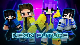 Thumbnail of the Minecraft Bedrock Marketplace product Neon Future created by Cypress Games.
