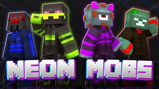 Thumbnail of the Minecraft Bedrock Marketplace product Neon Mobs created by Cypress Games.