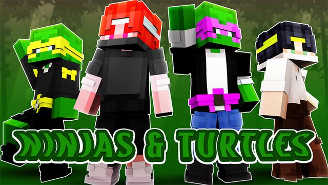 Thumbnail of the Minecraft Bedrock Marketplace product Ninjas & Turtles created by Cypress Games.