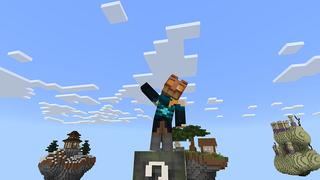 Screenshot of the Minecraft Bedrock Marketplace product Um Bloco Skyblock created by Cypress Games.